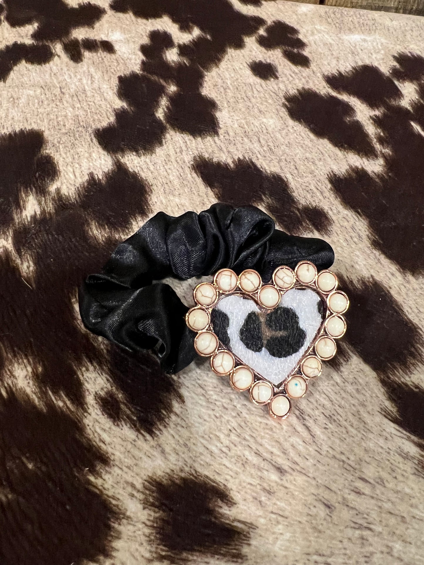 Heart Scrunchie