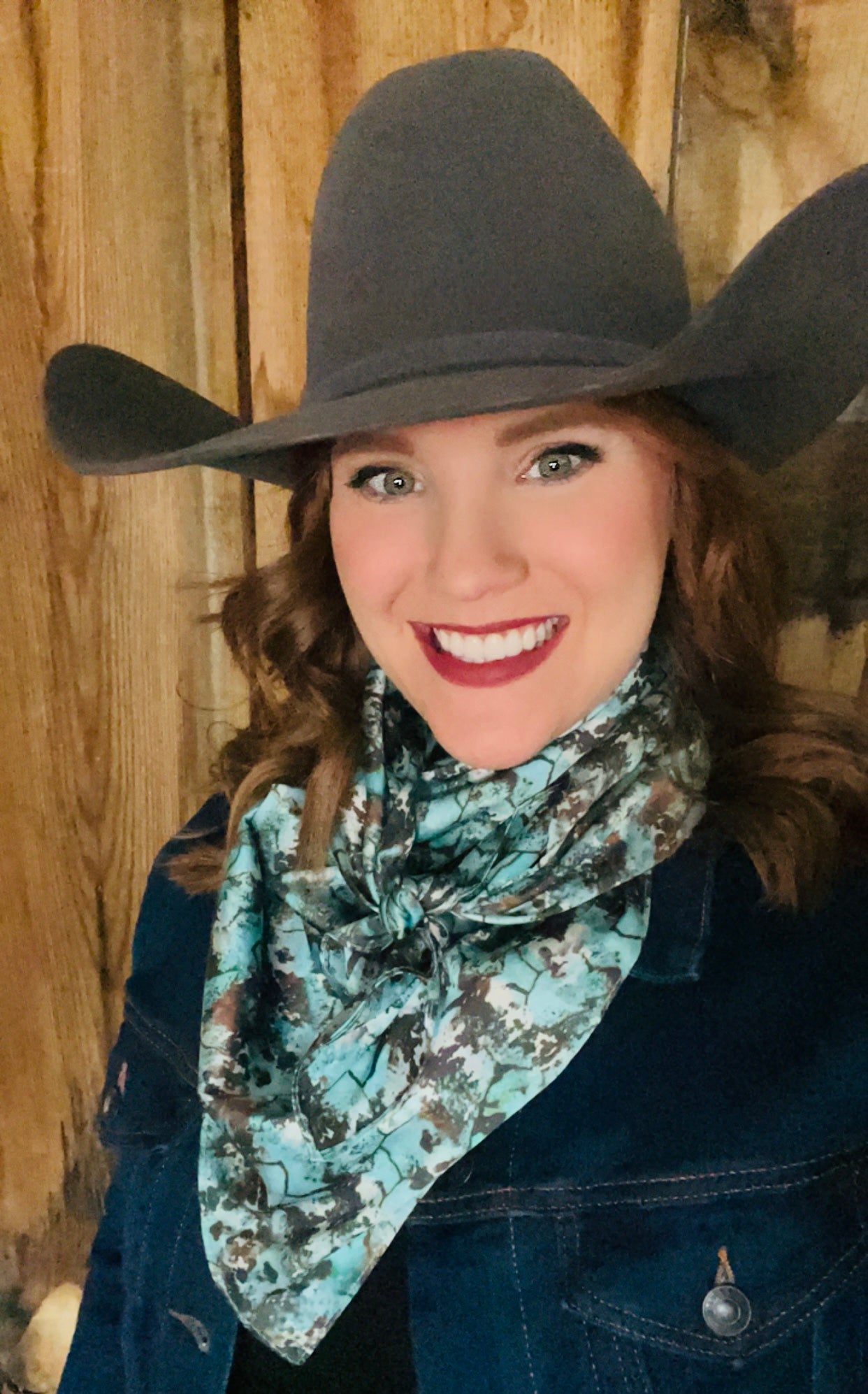 Cow Town Silk Scarf