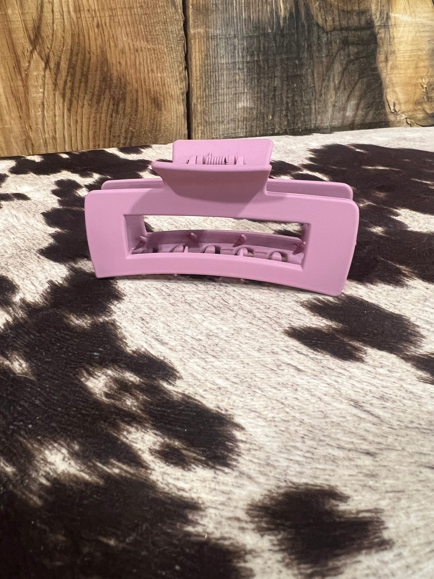 Mauve Hair Clip 4"