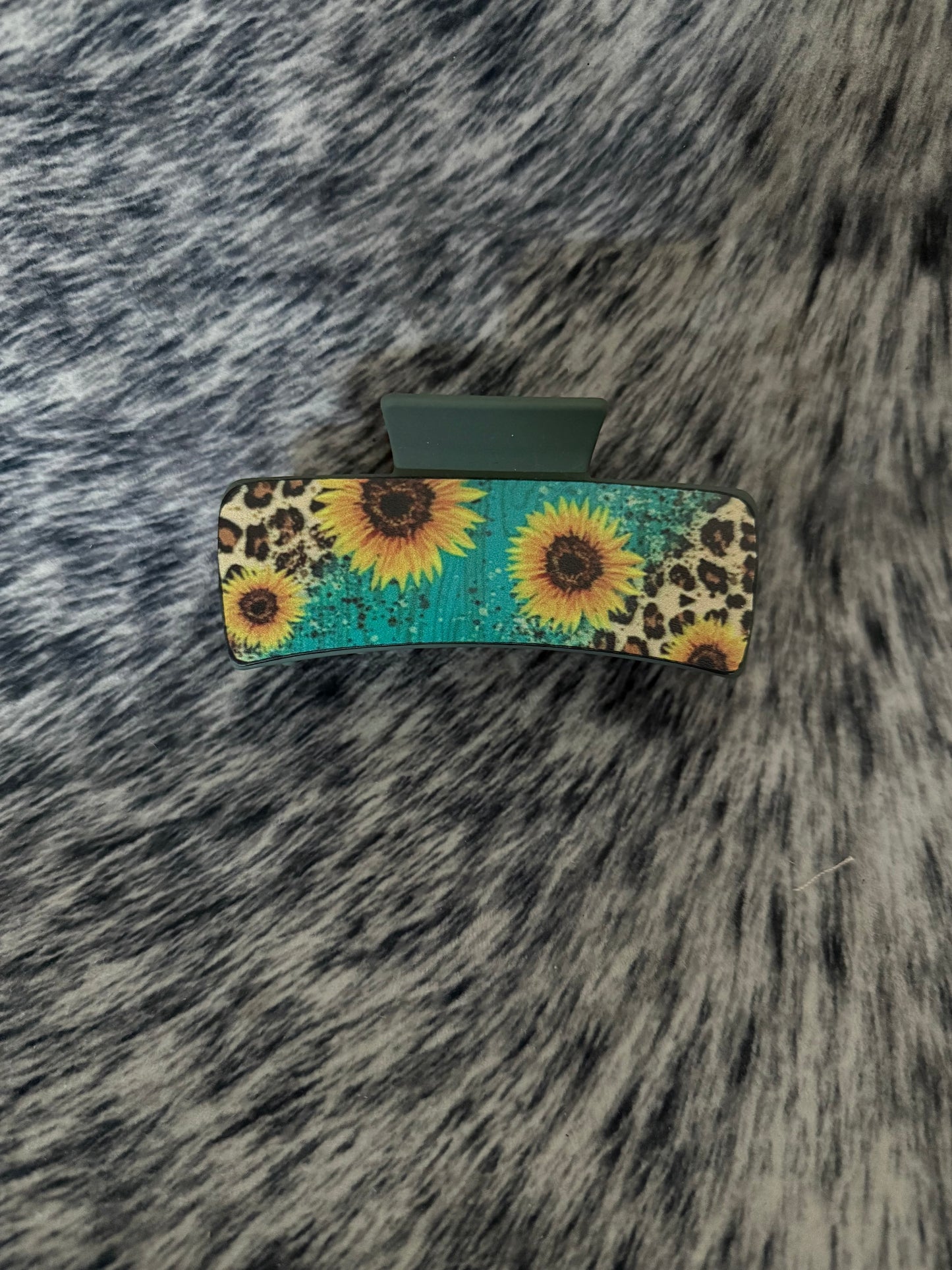 #11 Sunflower Hair Claw Clip