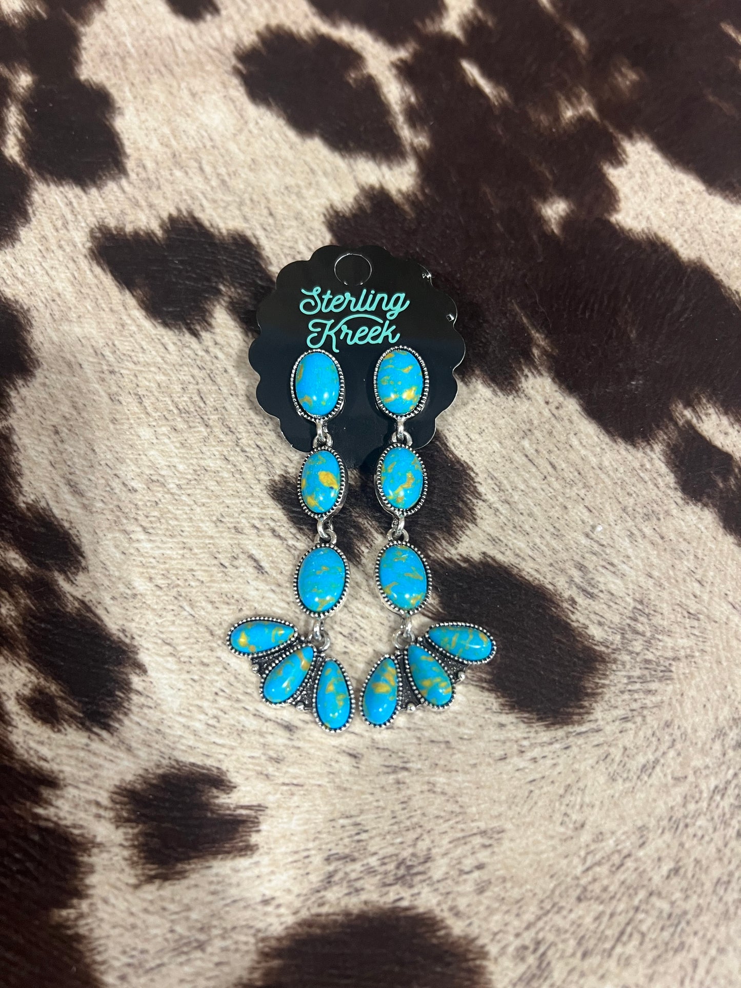 Sterling Kreek Turquoise Earrings