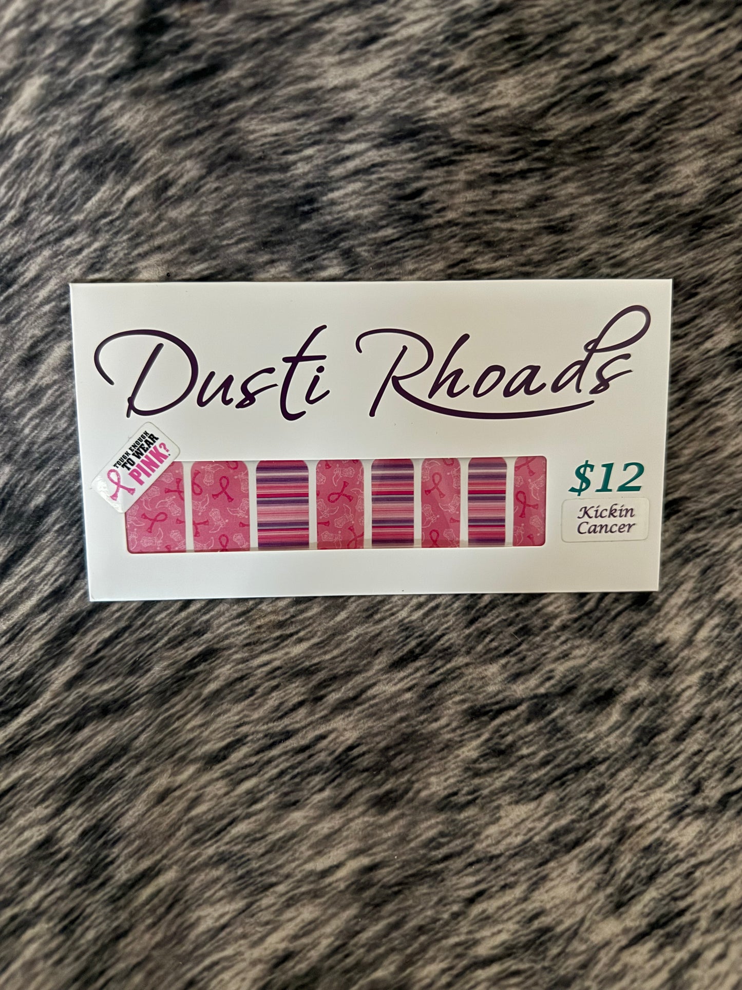 #10 Kickin' Cancer Nail Polish Strips