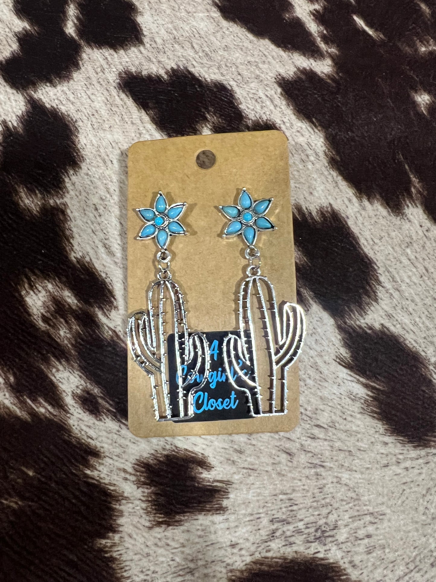 Cactus Stud Earrings