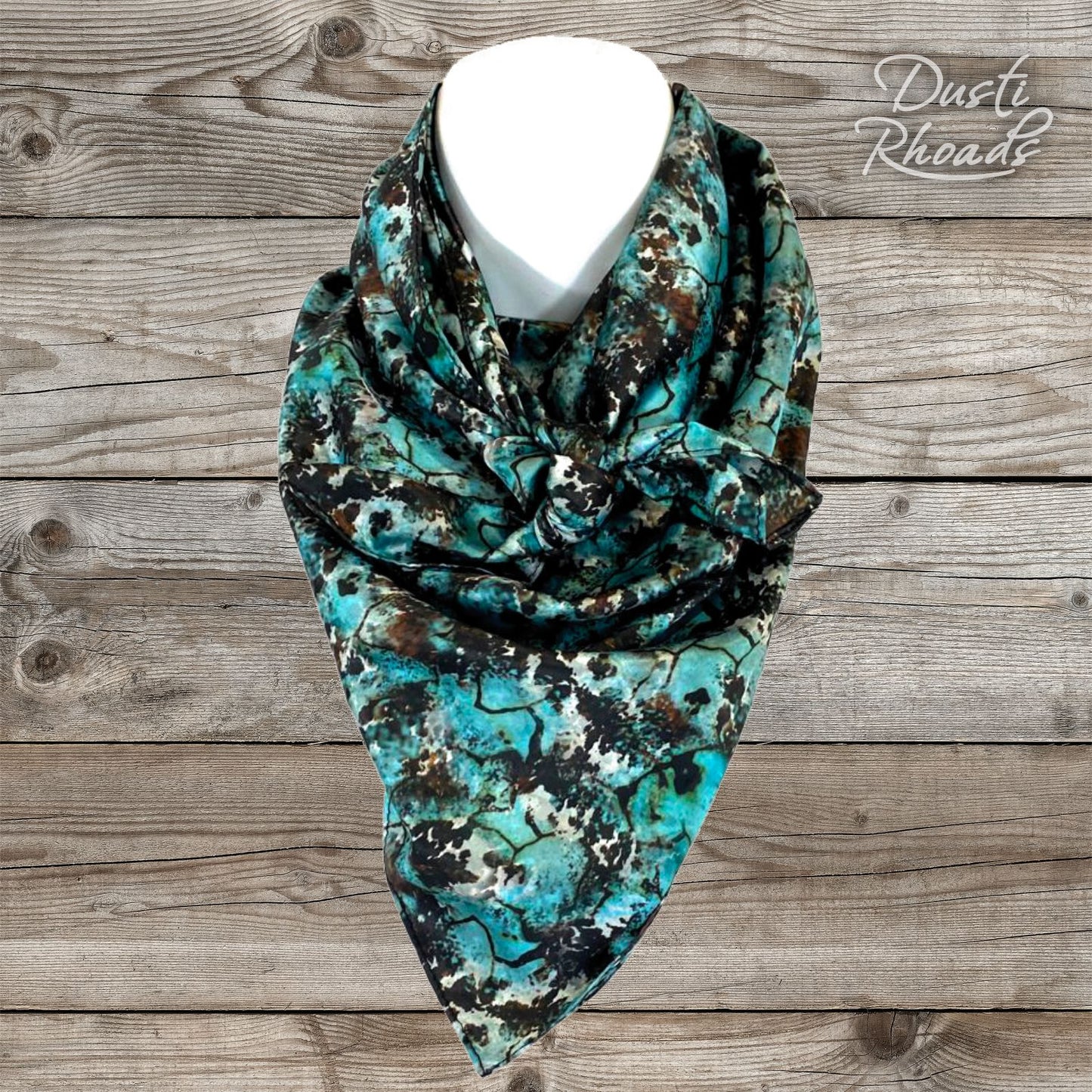 Cow Town Silk Scarf