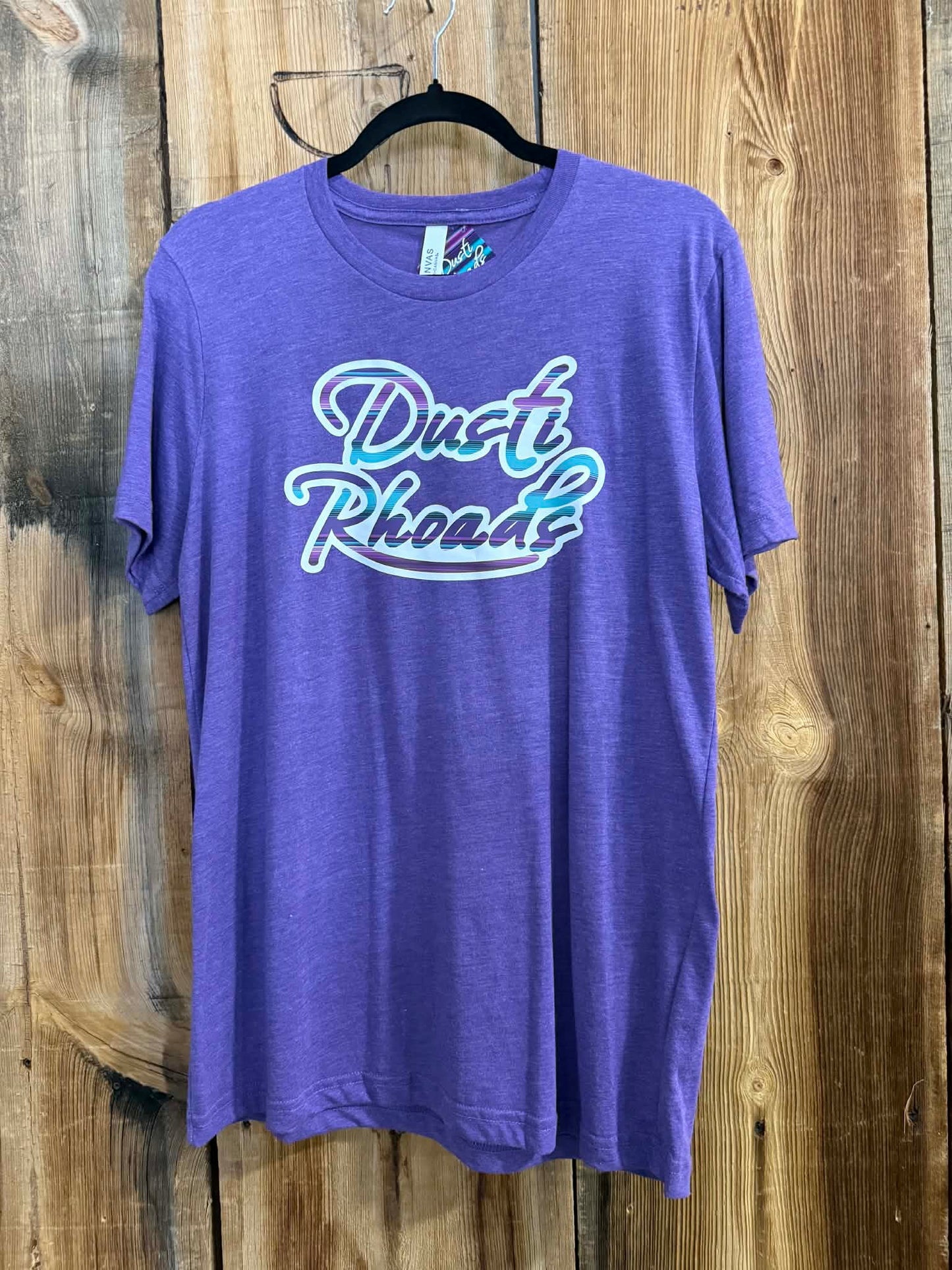 Purple Dusti Rhoads Tee-Medium Only
