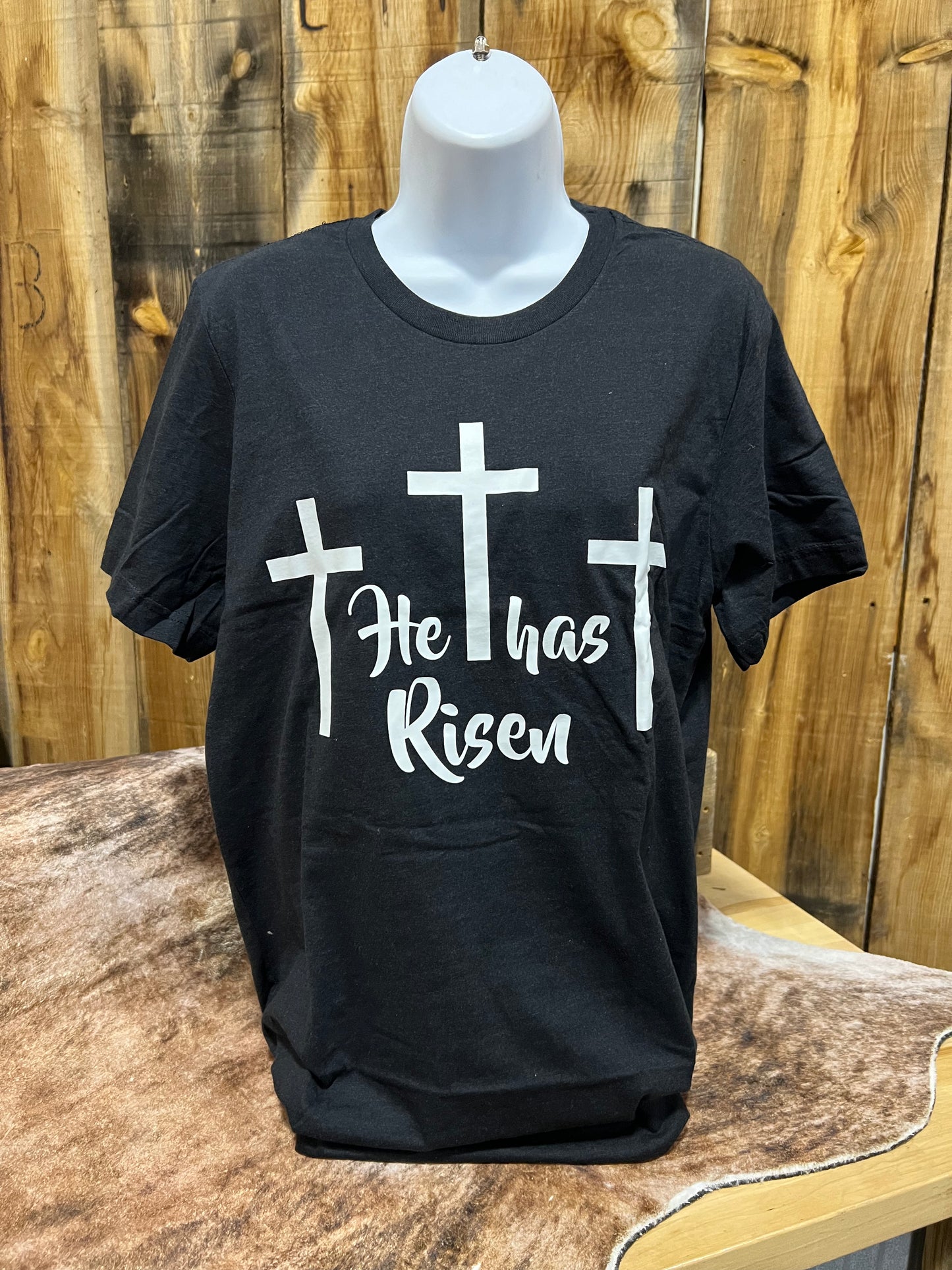 Black He Has Risen Tee