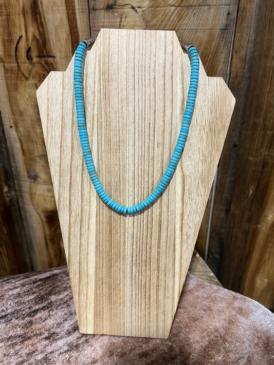 Turquoise Flat Necklace