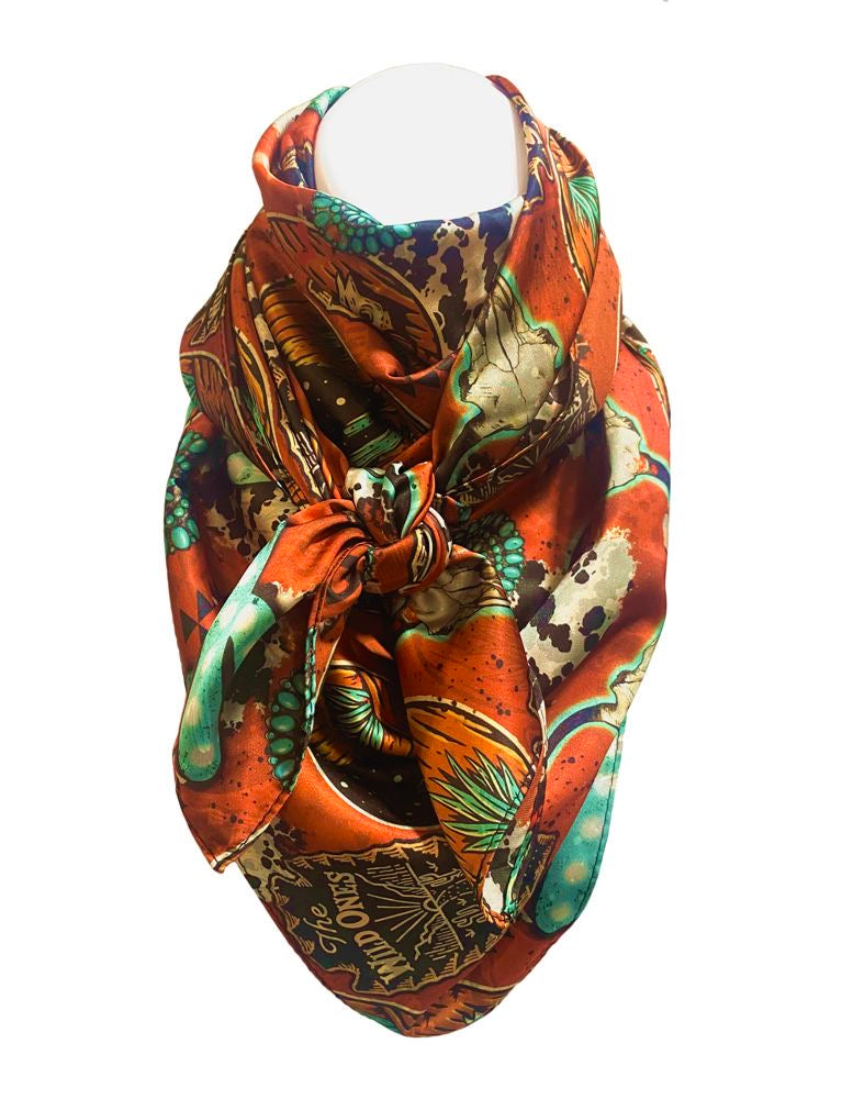 Wild As You Silk Scarf-only 2 left!