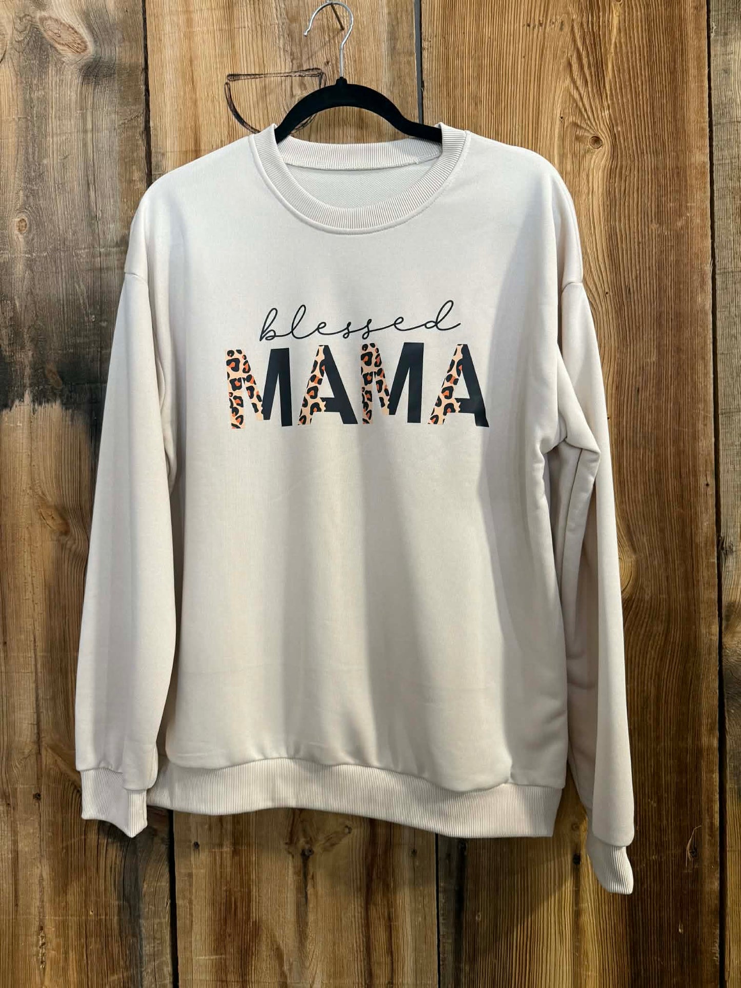 Blessed Mama Crewneck-Medium Only