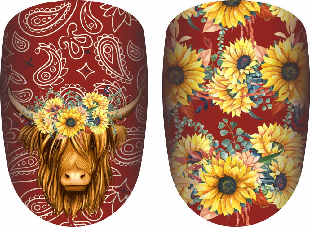 Howdy Highlander Nail Polish Strips
