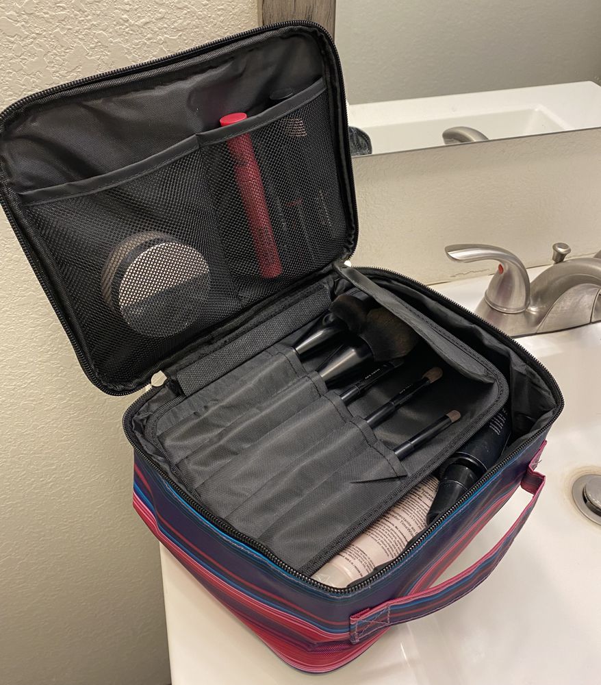 Crazy Serape Makeup Bag