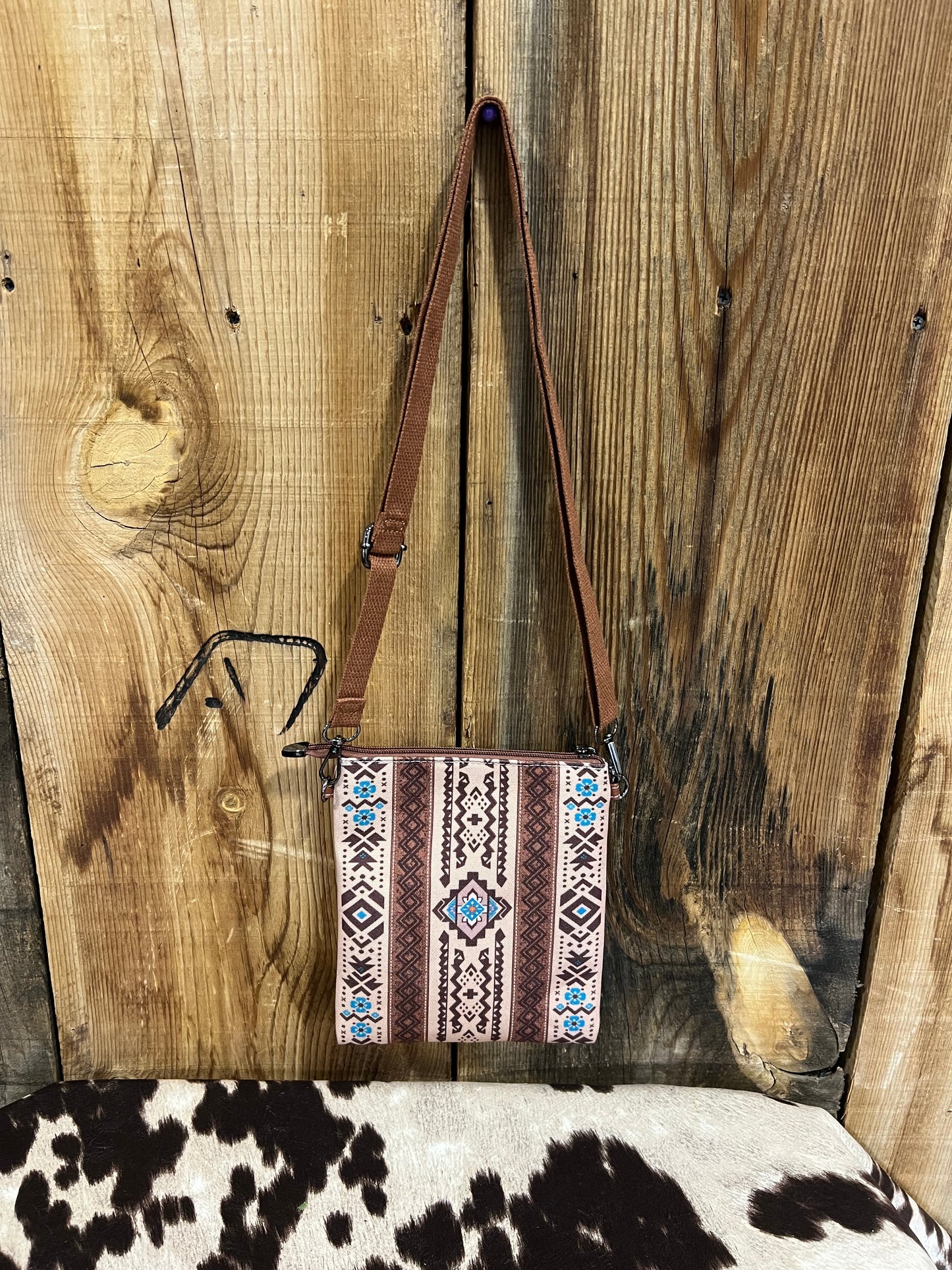 #10 Brown Aztec Purse