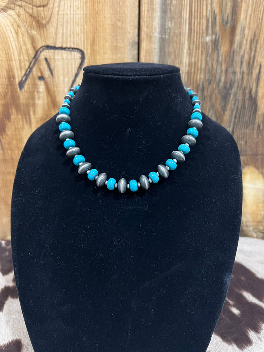 Turquoise & Navajo Necklace