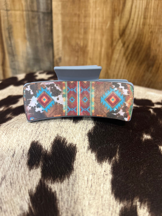 #19 Aztec Hair Clip
