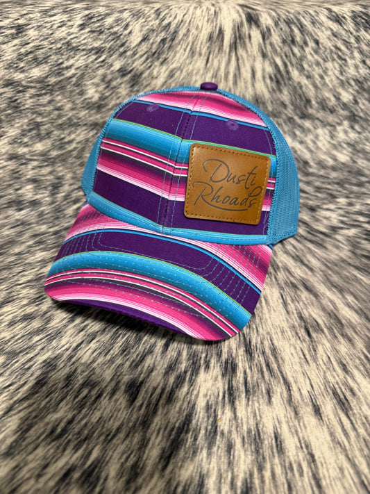 Dusti Rhoads Leather Patch Cap