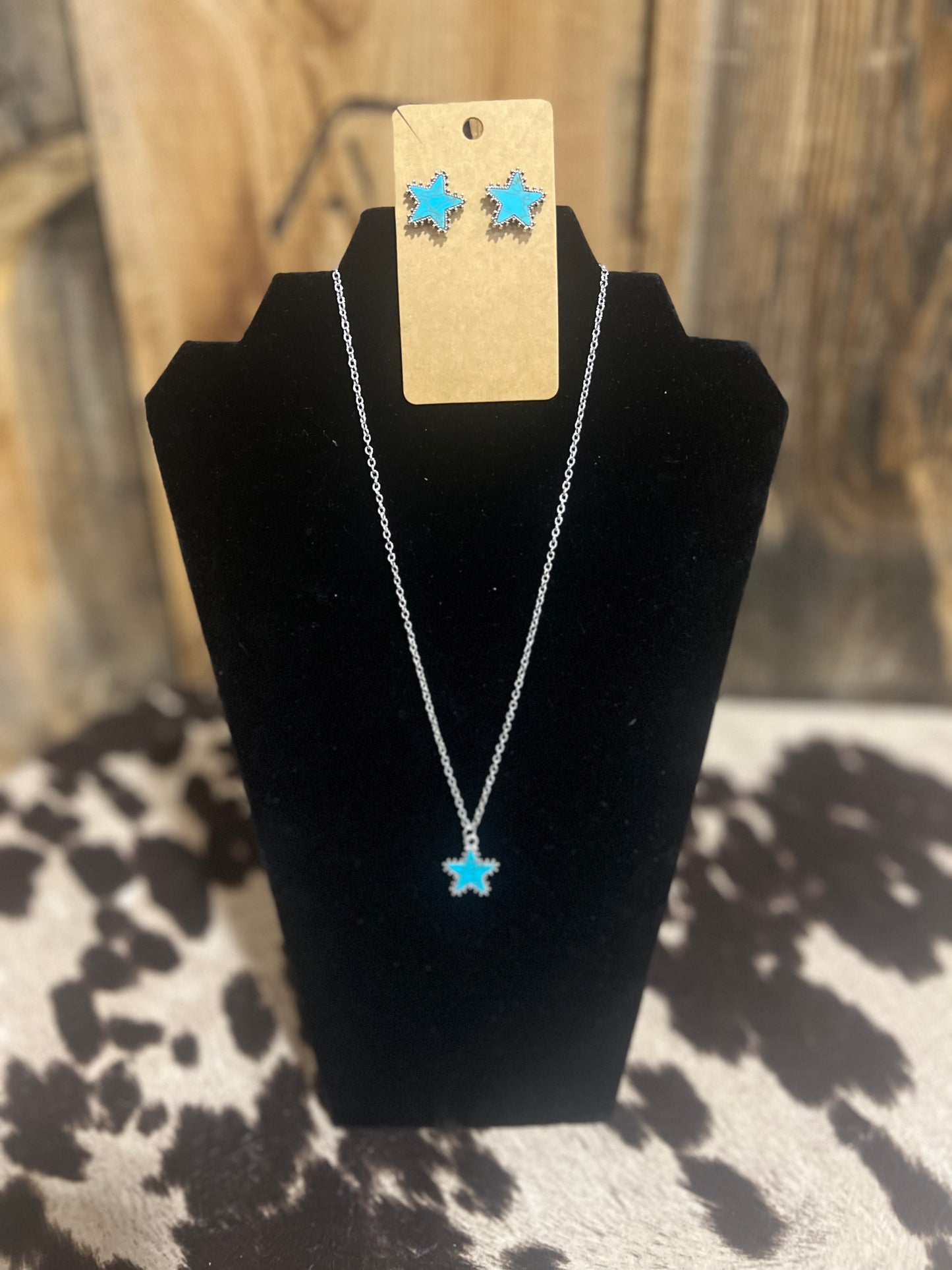 Star Necklace and Earring Set