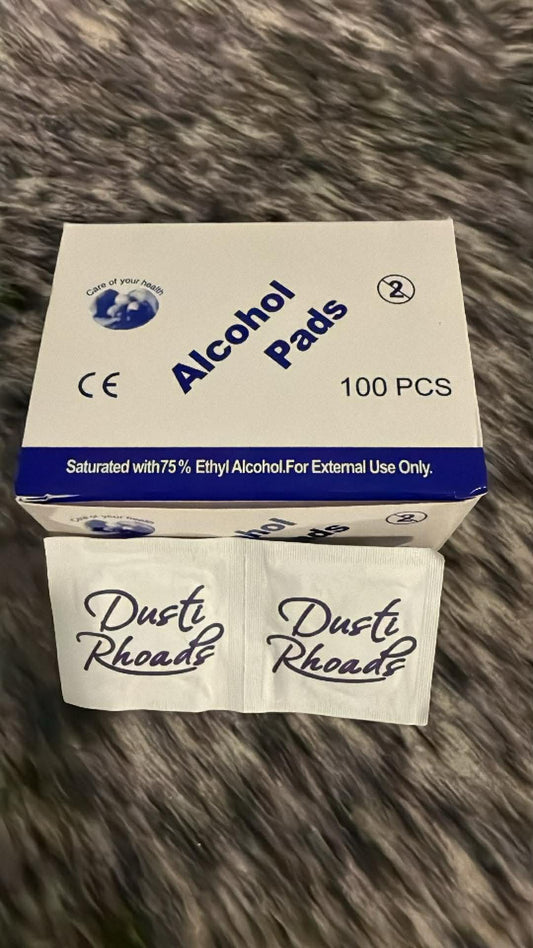 Box of 100 Alcohol Wipes