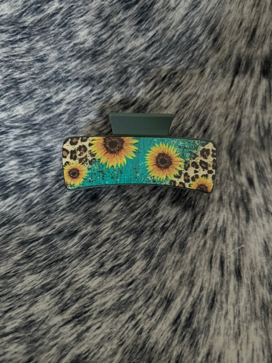 #11 Sunflower Hair Claw Clip