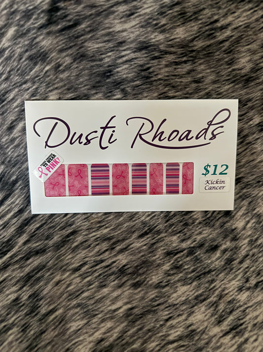 #10 Kickin' Cancer Nail Polish Strips