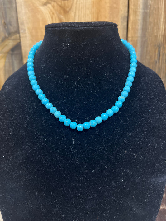 #13 Turquoise Choker Necklace