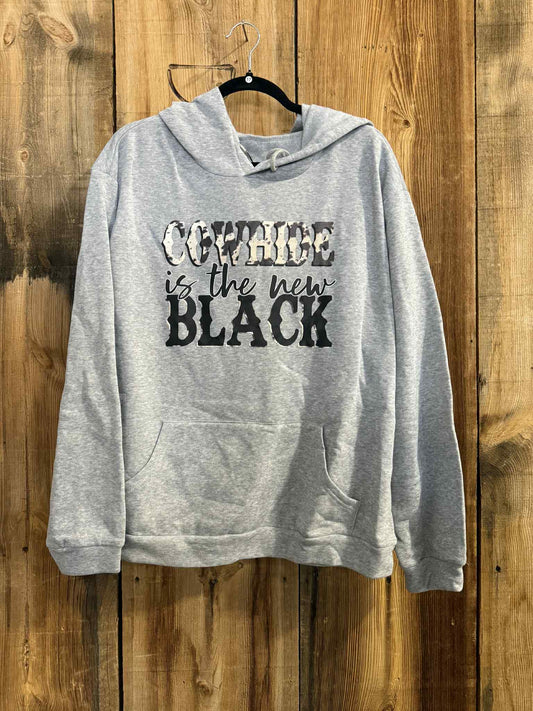 Cowhide is the New Black Hoodie