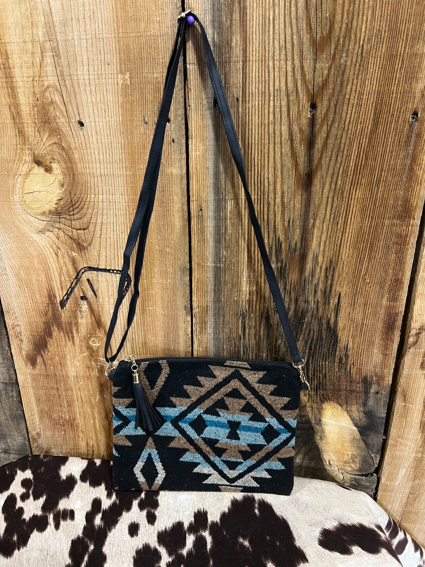 #11 Black Aztec Purse