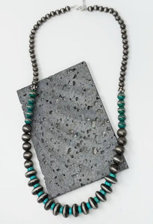 Navajo and Turquoise Necklace