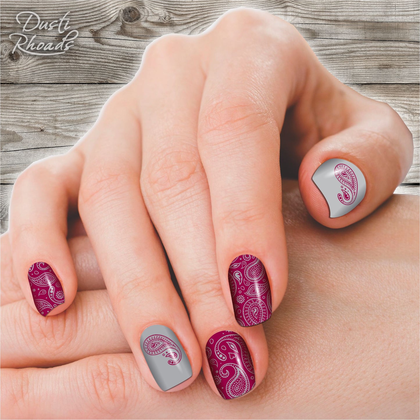 Pretty Paisley Nail Polish Strips